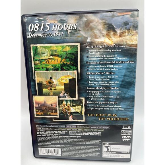 Medal of Honor: Rising Sun (Sony PlayStation 2, 2003) - Picture 5 of 5